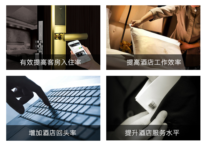 带给旅馆的利益——有用提高客房入住率，提高旅馆事情效率，增添旅馆转头率，提升旅馆效劳水平